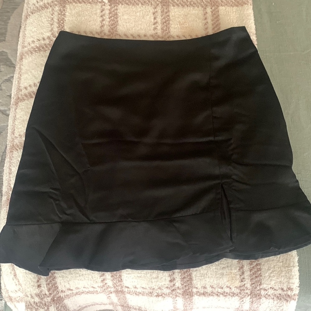 Kittenish mini skirt